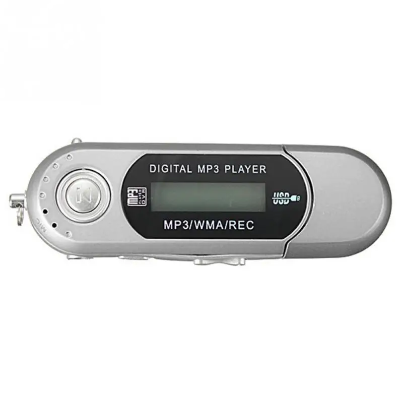 Маленький размер MP3-плееры флеш-диск USB 2,0 карта памяти lcd Мини Спортивный mp3 музыкальный плеер с fm-радио Детский Рождественский подарок