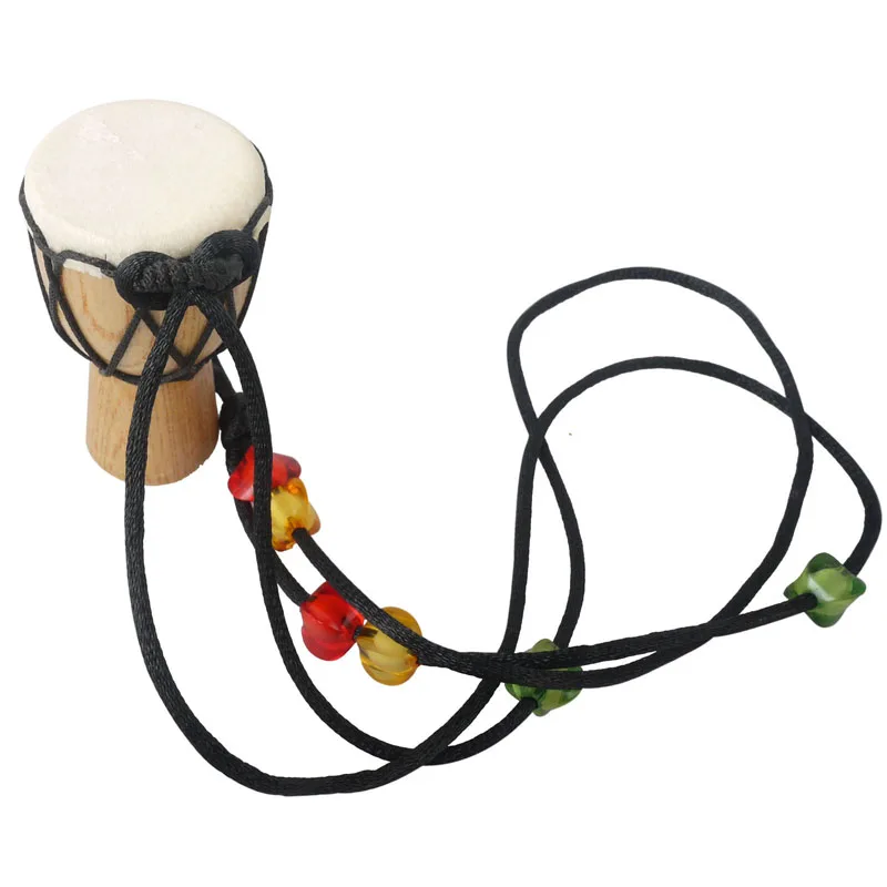 Мини Jambe барабанщик на продажу, Djembe ударный музыкальный инструмент ожерелье Африканский ручной барабан бренд