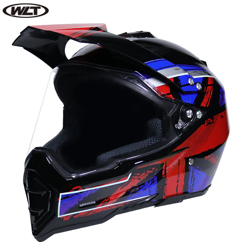 Мотоциклетный шлем casco capacete с объективом зимний ATV WLT-128 ветрозащитный шлем для мотокросса - Цвет: 17