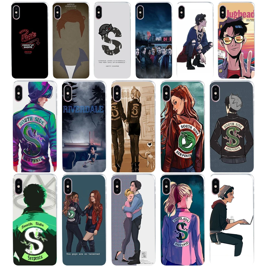 Чехол для телефона 24WE American TV Riverdale мягкий силиконовый чехол из ТПУ iphone 5 5s se X XR XS
