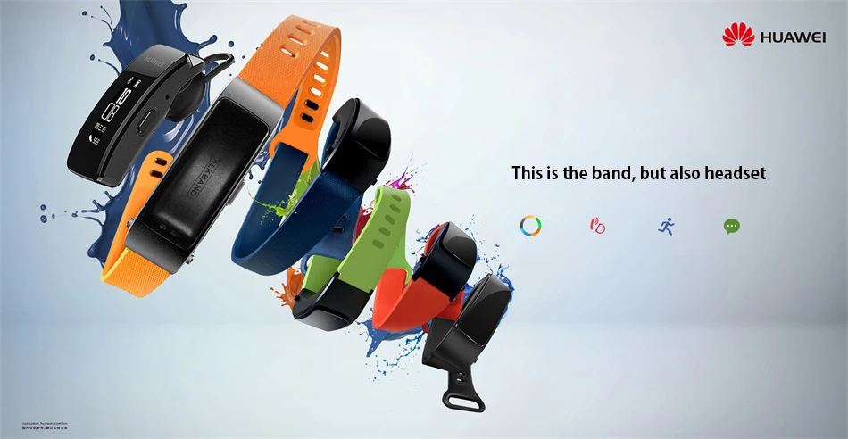 Смарт-браслет huawei Talkband B3 Lite, bluetooth-гарнитура, ответ/завершение вызова, запуск, сон, Автотрек, будильник, сообщение