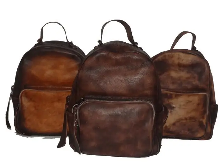 ^*Best Offers Женский рюкзак из натуральной коровьей кожи, повседневный Винтажный стиль ^*Best Offers Женский рюкзак из натуральной коровьей кожи, повседневный Винтажный стиль