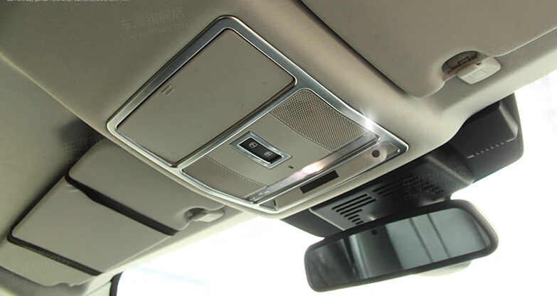 chrome reading light frame cover trim for land rover discovery sport 2015 accessories car styling  (6).jpg