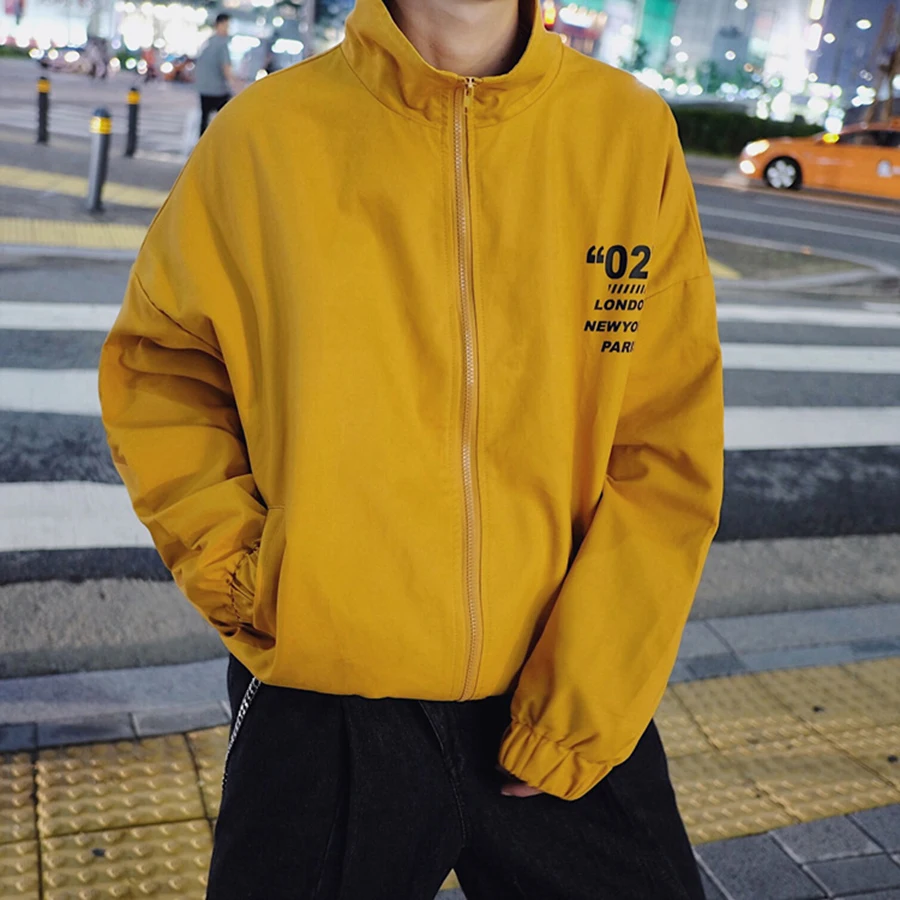 Autumn Men Jacket Casual Bomber Coat Japanese Streetwear Windbreaker Baseball Jacket Hip Hop Korean Clothes Men Jackets 50na04 Autumn Men Jacket Casual Bomber Coat Japanese Streetwear Windbreaker Baseball Jacket Hip Hop Korean Clothes Men Jackets 50na04