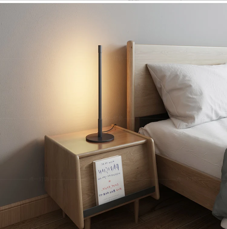 Минималистичная креативная настольная лампа в скандинавском стиле для спальни, прикроватная настольная лампа, простое Модное Освещение для гостиной, студийное светодиодное освещение Lampara