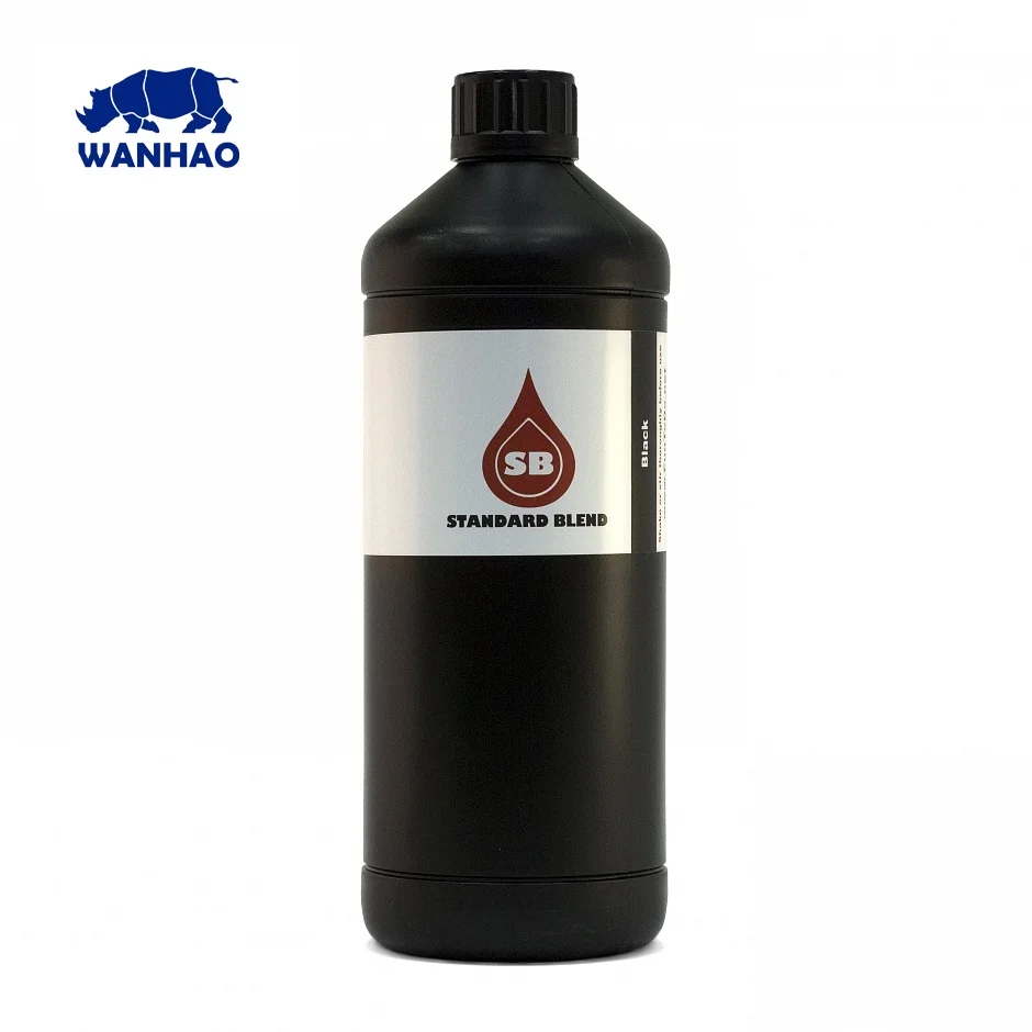 

Wanhao photopolymer resin for D7 FunToDo Standard Blend 1kg BLACK