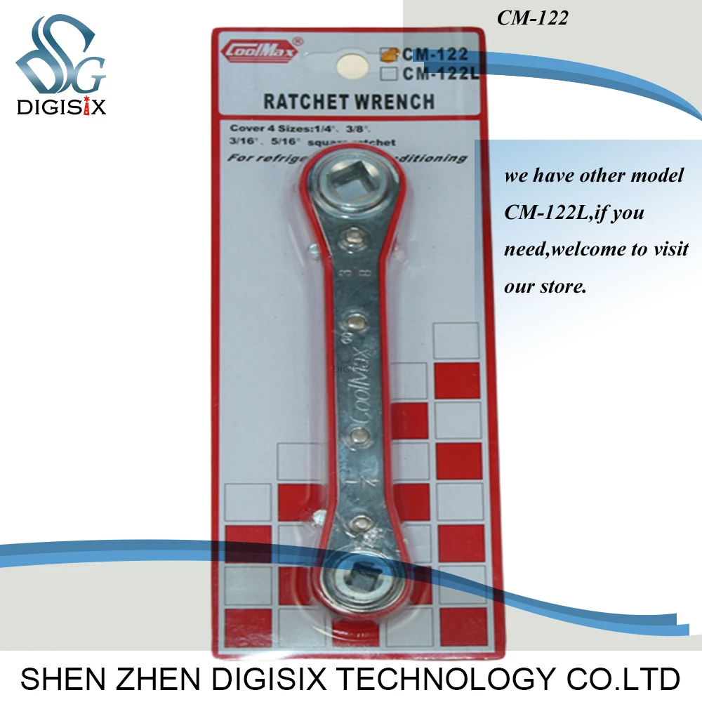Free shipping Refrigeration ratchet wrench CM-122 air conditioning valve wrench