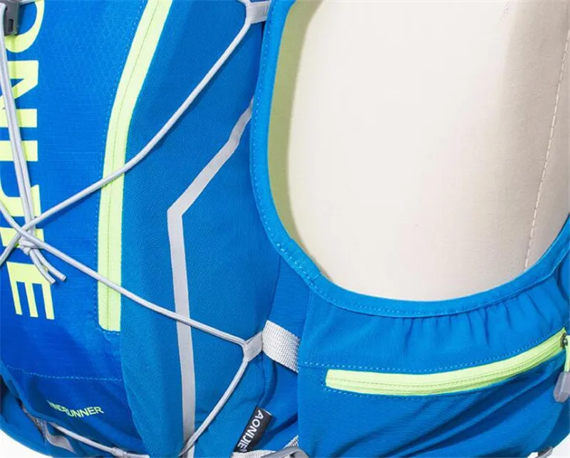 AONIJIE Men Women 10 L Marathon Running Cycling Backpack With 2L Backpack Water Bladder Bag Outdoor Camping Hiking Bag