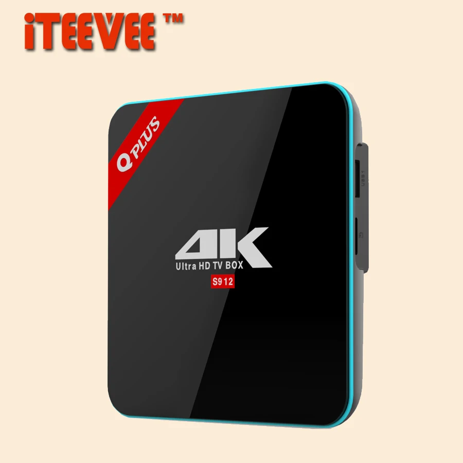 10 шт. Q PLUS Android 7,1 Смарт ТВ Box Amlogic S912 O cta core ARM Cor tex-A53 2 ГБ/16 ГБ 3g/32G двухдиапазонный Wi-Fi KD VP9 H.265 UHD