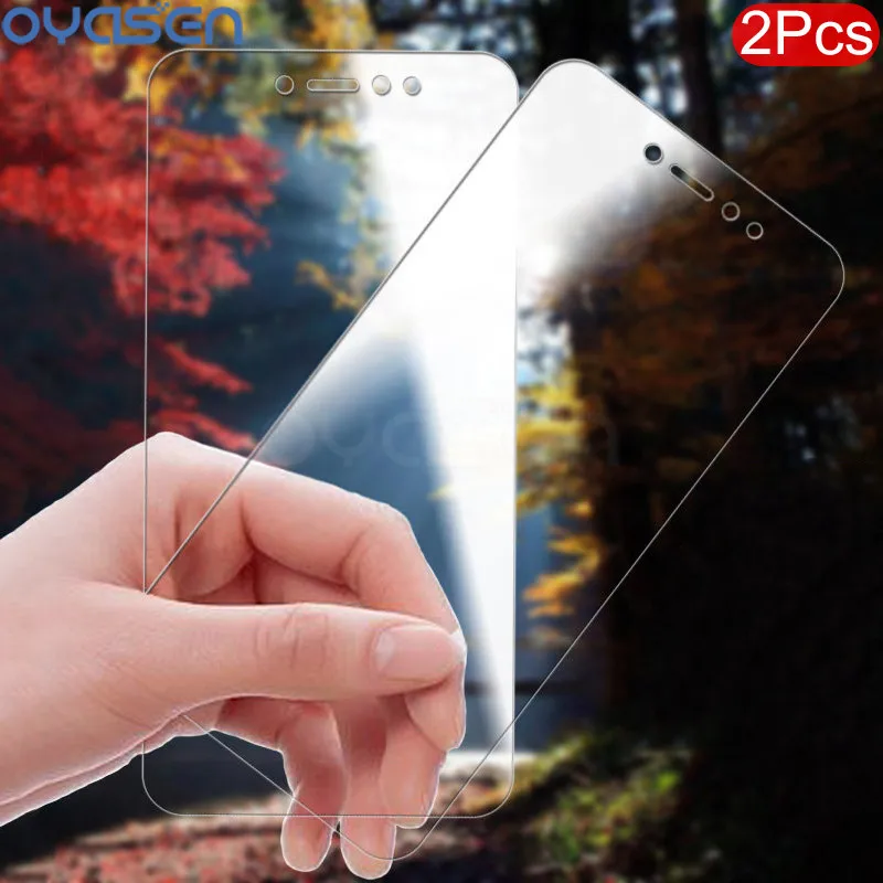 2Pcs/lot Tempered Glass For Xiaomi Mi 8 SE Lite Pocophone F1 Redmi 6 Pro 6A 5 Plus Note 5A Prime 9H Screen Protector Film | Мобильные