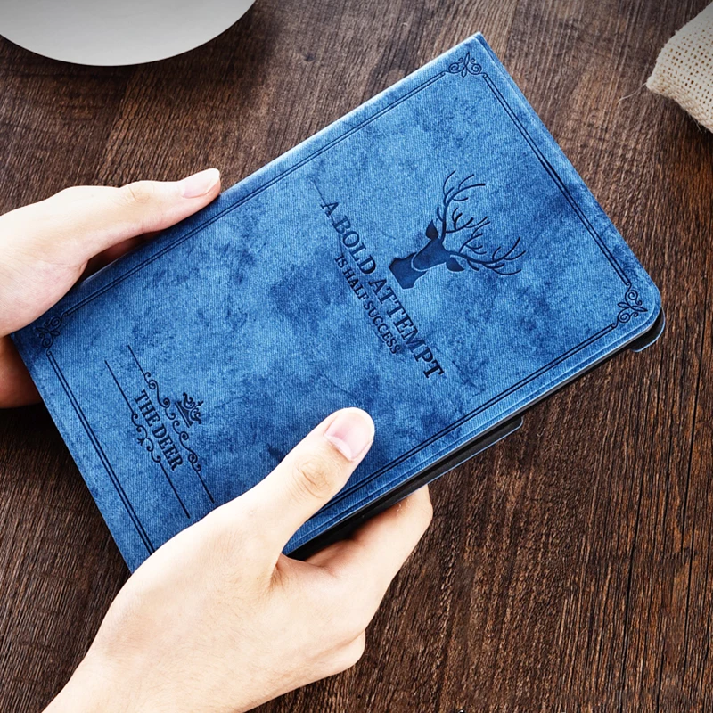 

Retro Deer Pattern Leather Case For ipad Mini 2 3 4 5 2019 i pad Mi ni Cover Smart Stand for ipad mini1 mini2 mini3 mini4 mini5