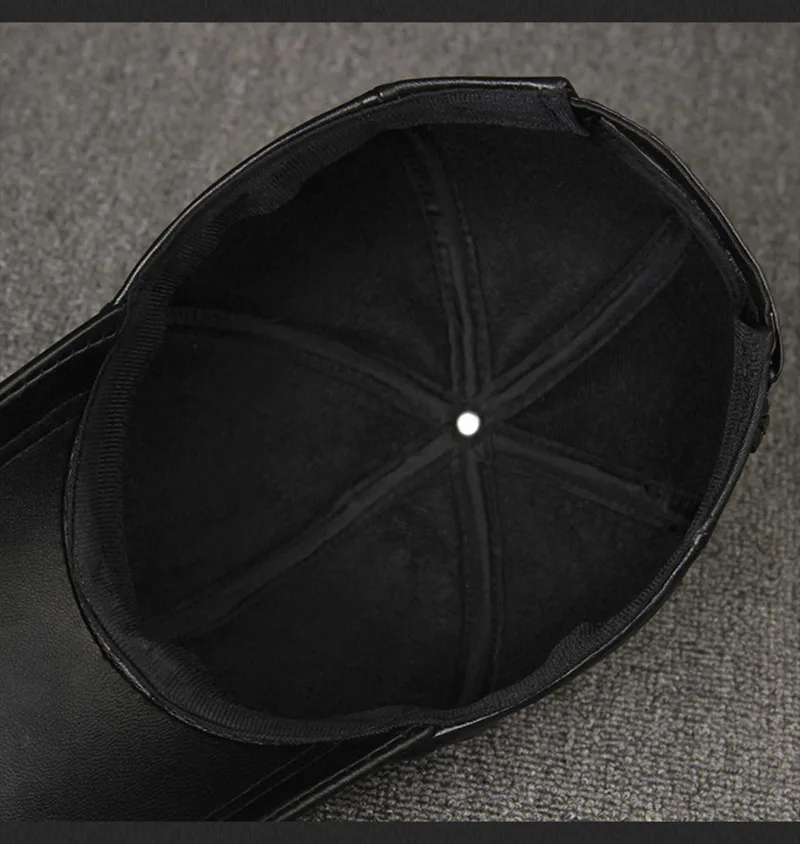 XdanqinX, новинка, стильная зимняя мужская шапка, утолщенная, теплая, из натуральной кожи, бейсболка, s Snapback, кепка, регулируемый размер, шапки для папы