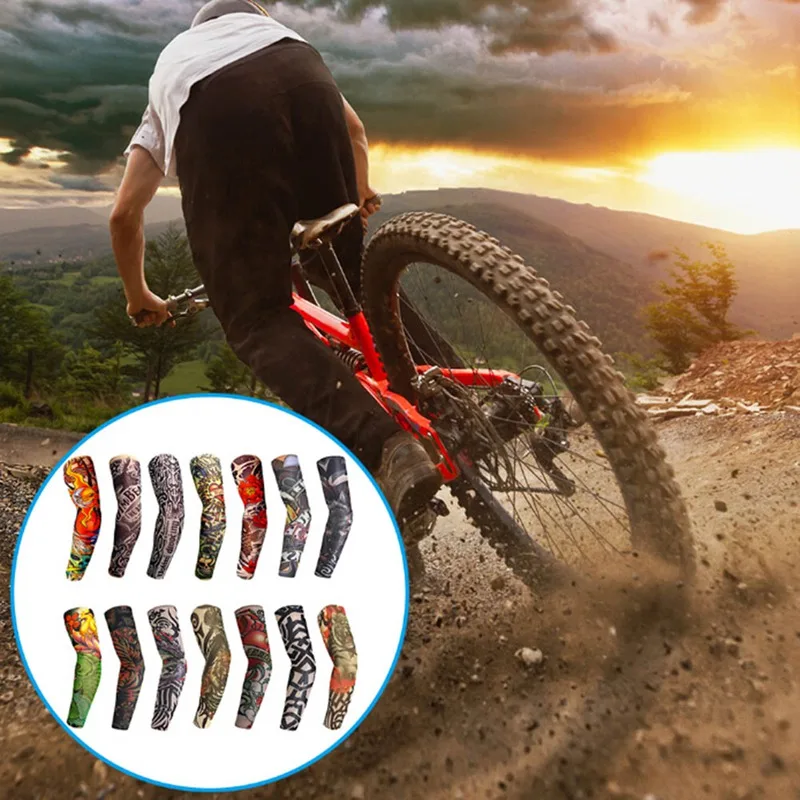 1 шт. эластичные рукава временные 3D татуировки боди арт чулки Sleevelet Прохладный для