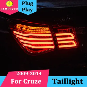 

Car Styling tail lights for Chevrolet Cruze 2009-2014 taillights LED Tail Lamp rear trunk lamp drl+turn signal+brake+reverse