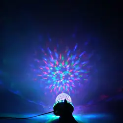Декоративные диско DJ домашние красочные Led KTV вращающиеся лампы для сценического освещения супер яркий хрустальный шар вечерние атмосфера