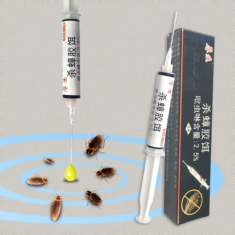 5 шт. серийный kill тараканов репеллент от тараканов специальные эффекты тараканов гель шприц загружен легко использовать прочный эффект