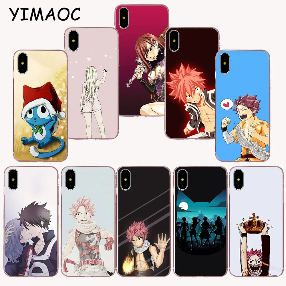 

YIMAOC 199z Japan Anime Fairy Tail Soft TPU Silicone Case for iPhone X r s Xr Xs Max 8 7 6S 6 Plus 5 5s SE
