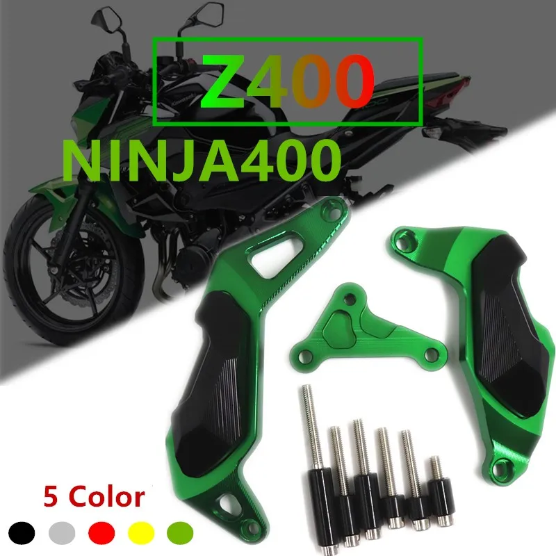 Для kawasaki Z400 Z 400 NINJA 400 NINJA400 защита мотоцикла от двигателя защитная крышка обтекатель защита Ползунки Краш-накладка