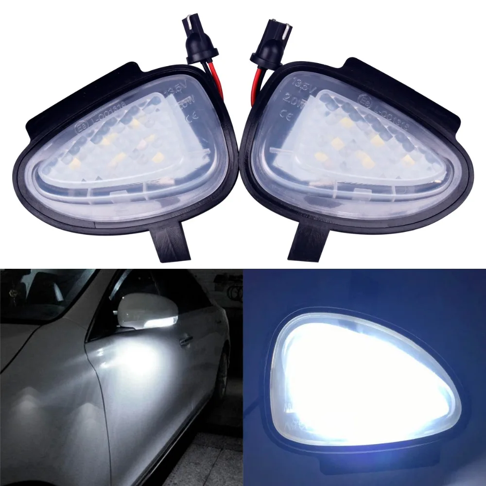 

2 X Turn Signal Lights Under Side Mirror Puddle 6 LED Lights for VW GTi/Golf MK6 6/MKVI 2010-2014