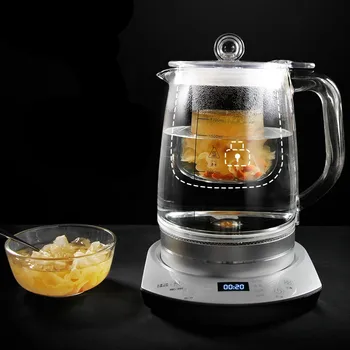 

Electric kettle bird's nest stewed health pot home full automatic thick glass cooking boiling tea ware Overheat Protection