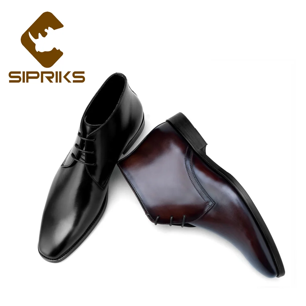 dark brown dress boots