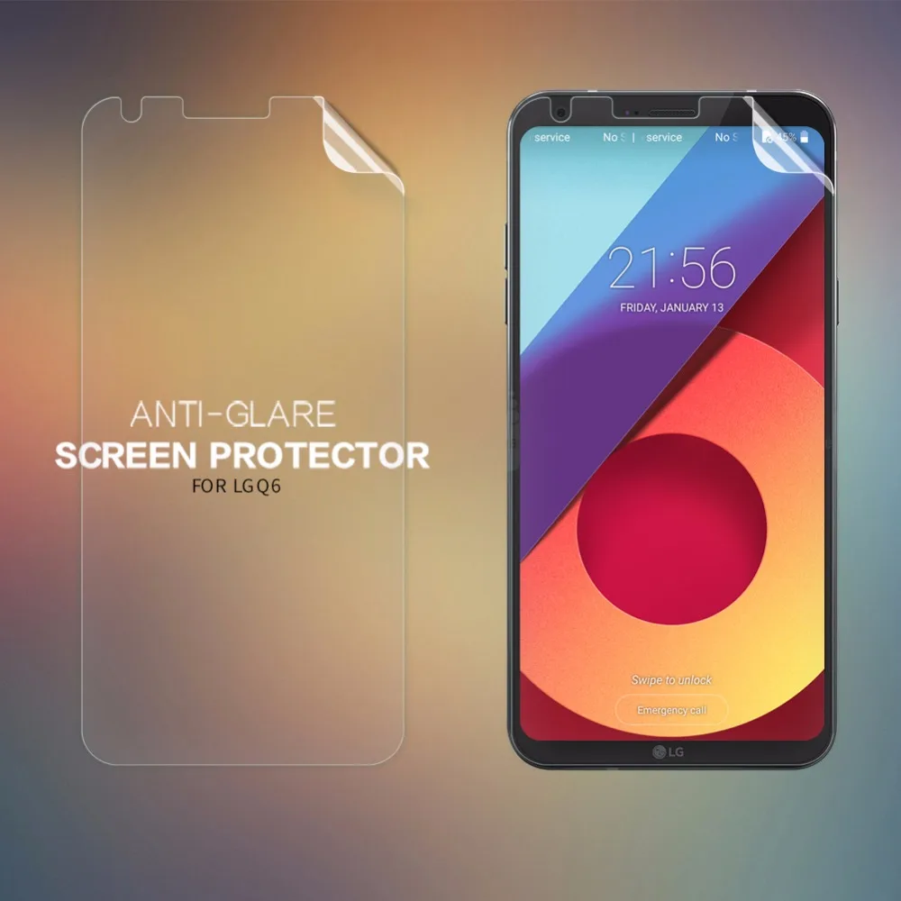 4 x LG Q6 Película protectora mate