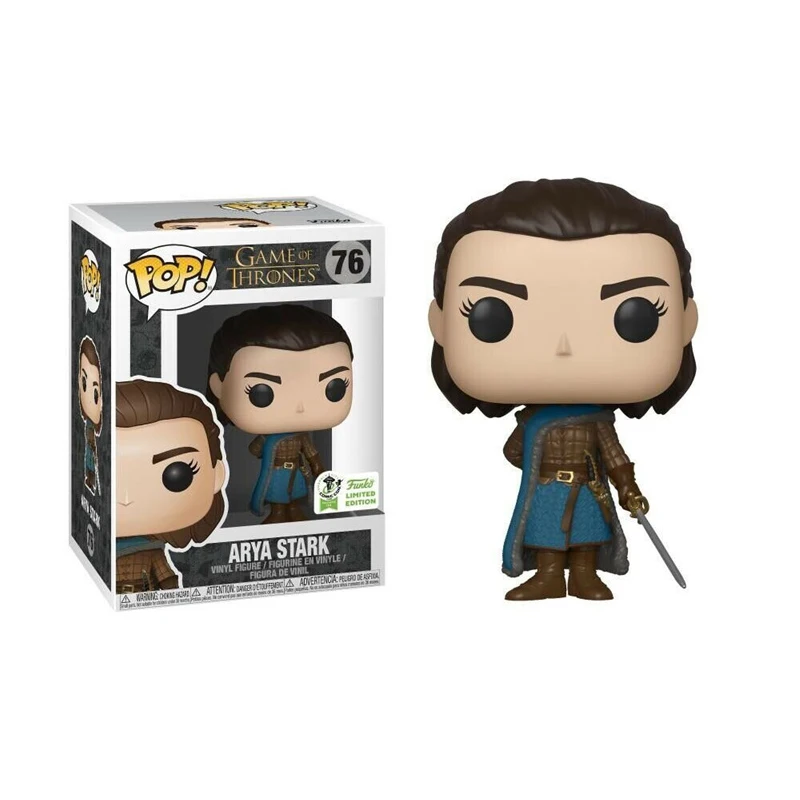 

FUNKO POP New Arrival Game of Thrones ARYA STARK 76# PVC Action Figure Collection Model Toys for Children Christmas Gift