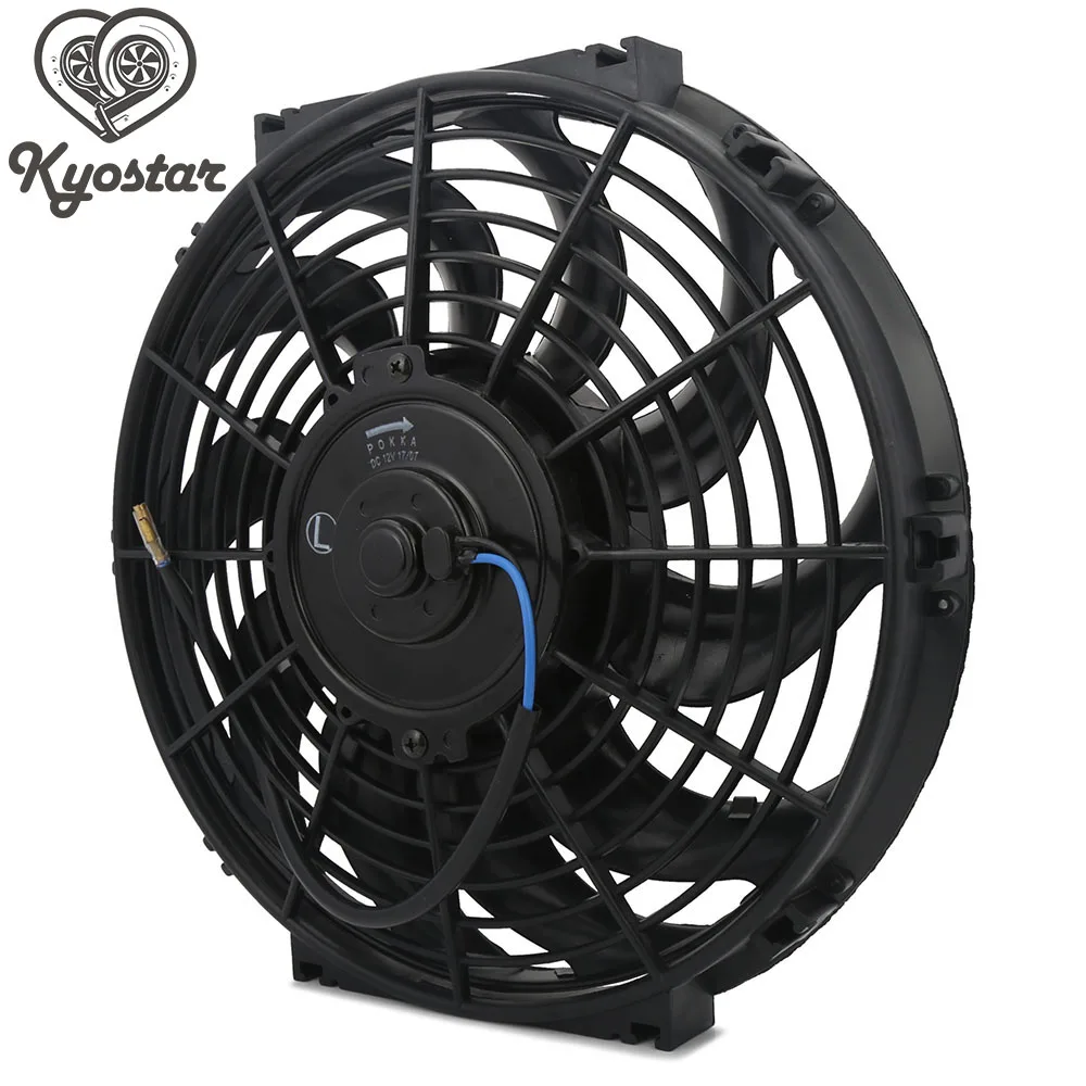 12 V Fan Universal Slim Tarik Push Radiator Cooling Fan 10 S Pisau Mesin Listrik Kipas Pendingin 80 W 9 10 12 Inch Penggemar Kit Aliexpress
