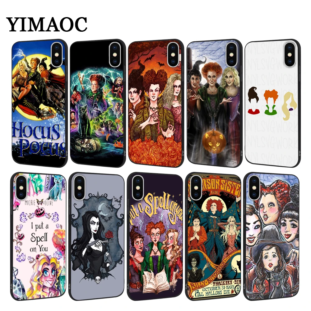 

YIMAOC Hocus Pocus Soft Case for iPhone XS Max XR X 7 8 6 6S Plus 5 5S SE