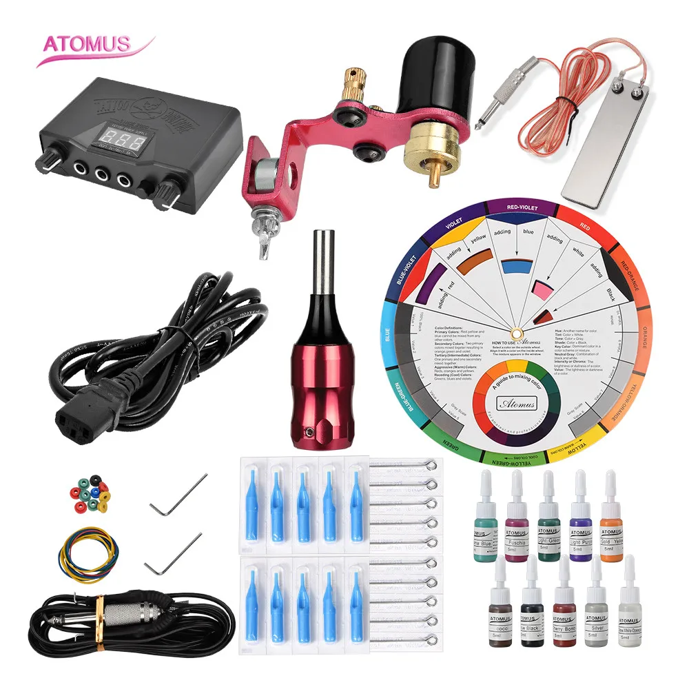 

Rotatory Tattoo Machines Tatuar Rotativas Nueva Llega Tattoo Suplies Tatto Set Tatuaje Maquina Professional Rotary Permanent Kit