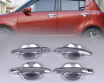 

DWCX Exterior Styling New Chrome Door Handle Cover+Cup Bowl Cap for Suzuki Swift Grand Vitara 2005 -2008 2009 2010 2011 2012