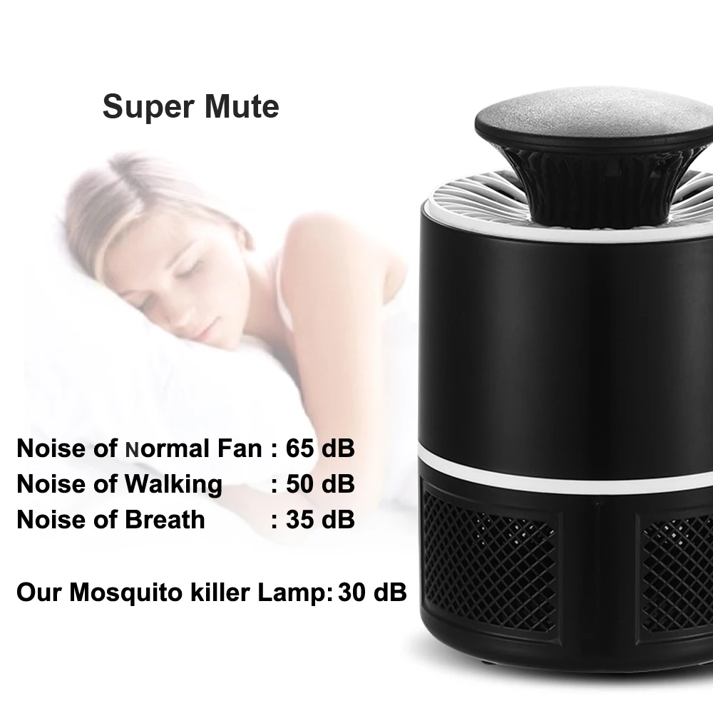 Electric Mosquito Killer Lamp LED Bug Zapper Anti Mosquito Killer Lamp Insect Trap Lamp Killer Home Living Room Pest Control