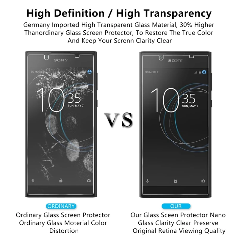 2.5D 0,26 мм 9H Премиум Закаленное стекло для sony Xperia L1 Защитная пленка для sony L1 стекло