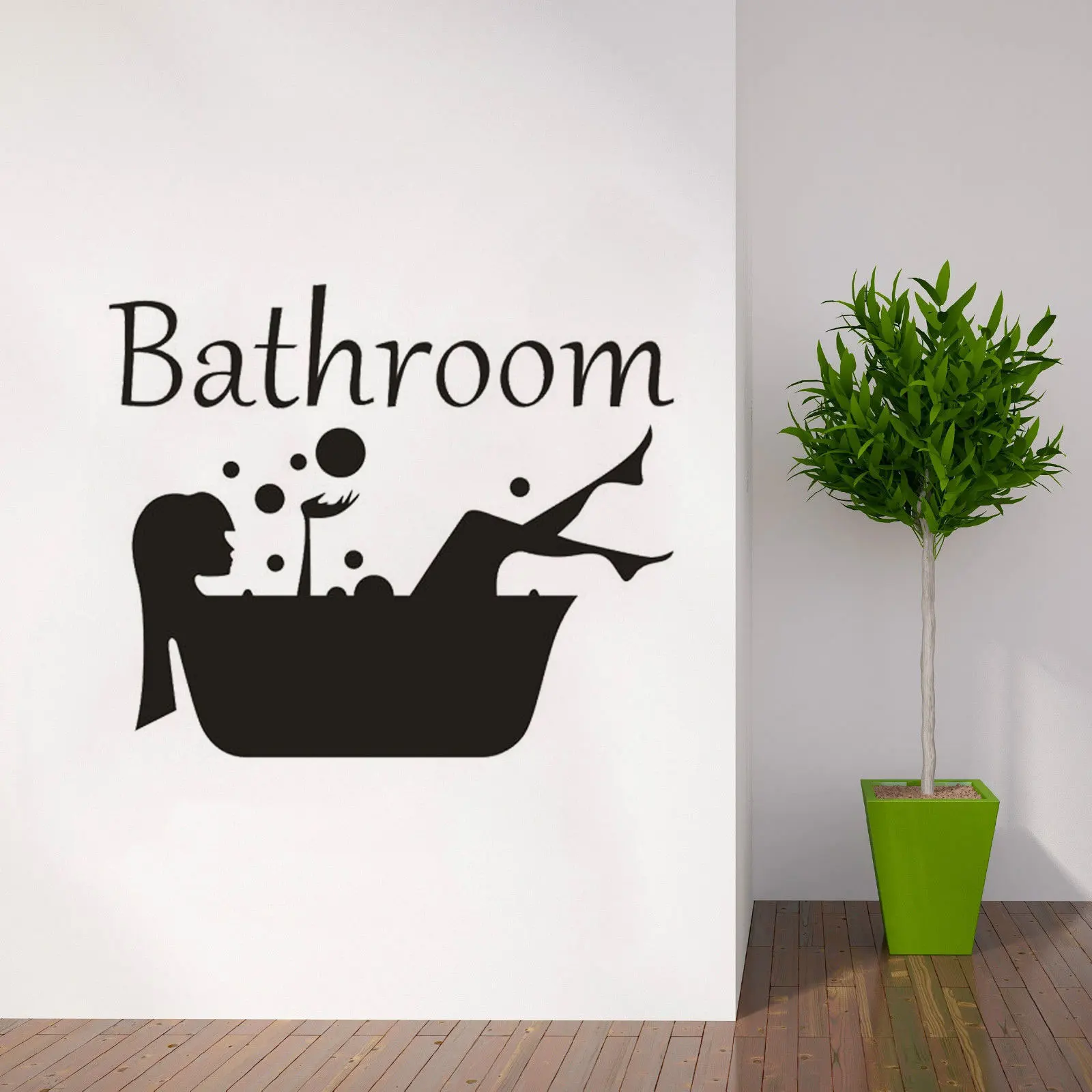 Wall Decal Stickers Door Sticker Bathroom Wall Stickers Beautiful