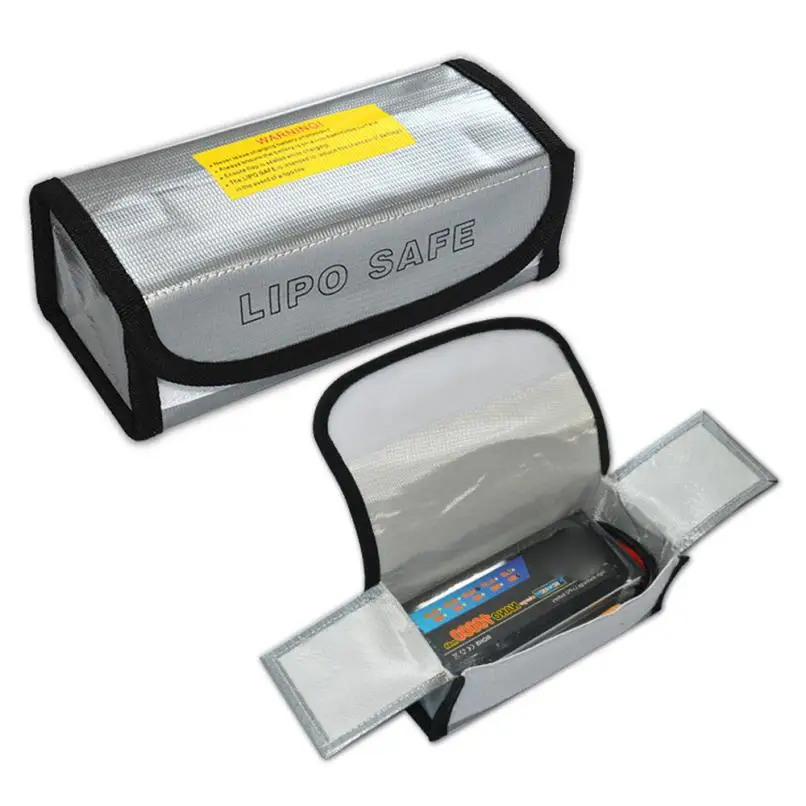 

185*75*60MM LiPo Li-Po Battery Fireproof Safety Guard Safe Bag RC toy battery Safe Bag #25