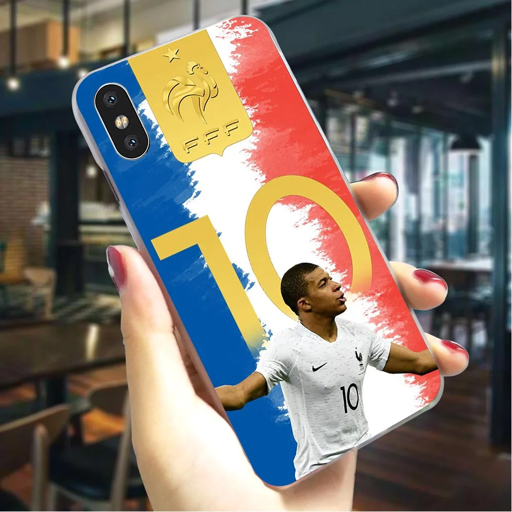 Kylian Mbappe чехол для телефона для Apple iPhone 7 Plus 5 5S SE 6 6 S/6 6S Plus 7 8/8 Plus X XS XR Xs Max жесткий чехол Гибридный - Цвет: K1025210