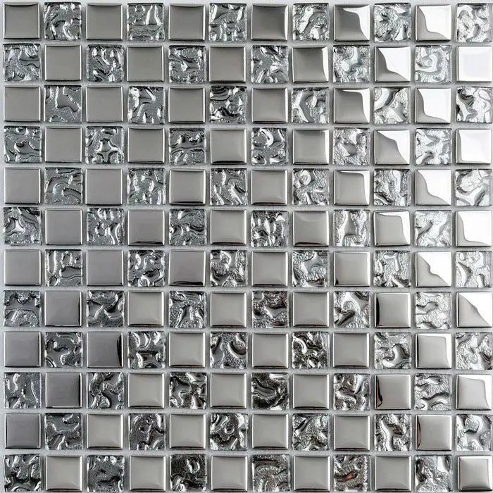 Silver Kitchen Plated Backsplash Wall Tile Borders Decorative Tile