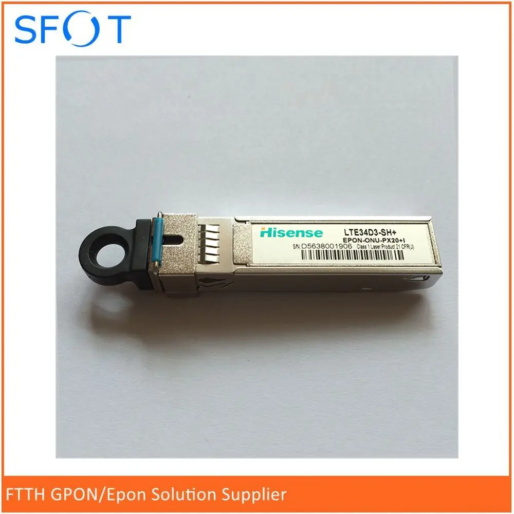 

Hisense EPON SFP module LTE34D3-SH+ EPON-ONU-PX20+1 SFP Transceiver Module
