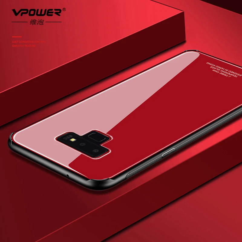 

Tempered glass Case for Samsung S 8 9 Plus note 9 Back Cover Hard Case Bumper for Samsung Galaxy S8 S9 Plus NOTE 8 Soft TPU Case