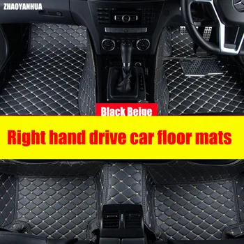 

ZHAOYANHUA Right hand drive car car floor mats specially for Lexus RX 200T 270 350 450H NX ES GS IS LX 570 GX460 LS460 LS600H L