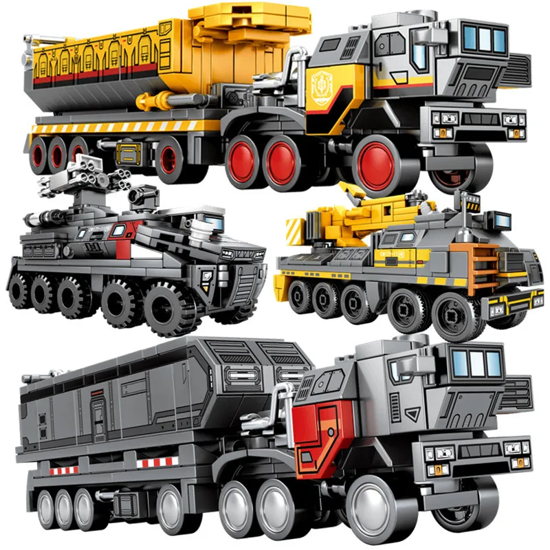 

CargoTruck Technic Wandering Earth Transport Truck Building Blocks Sets Super Rescue Brinquedos Playmobil Kids Educational Toys