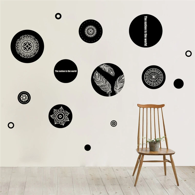modern pop element 50*70cm wall decals home decor living room national
