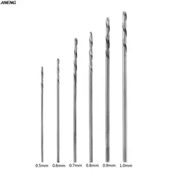 60 шт./компл. 0,5-1,0 мм микро HSS сталь Сверло Набор инструмент хвостовик Новый