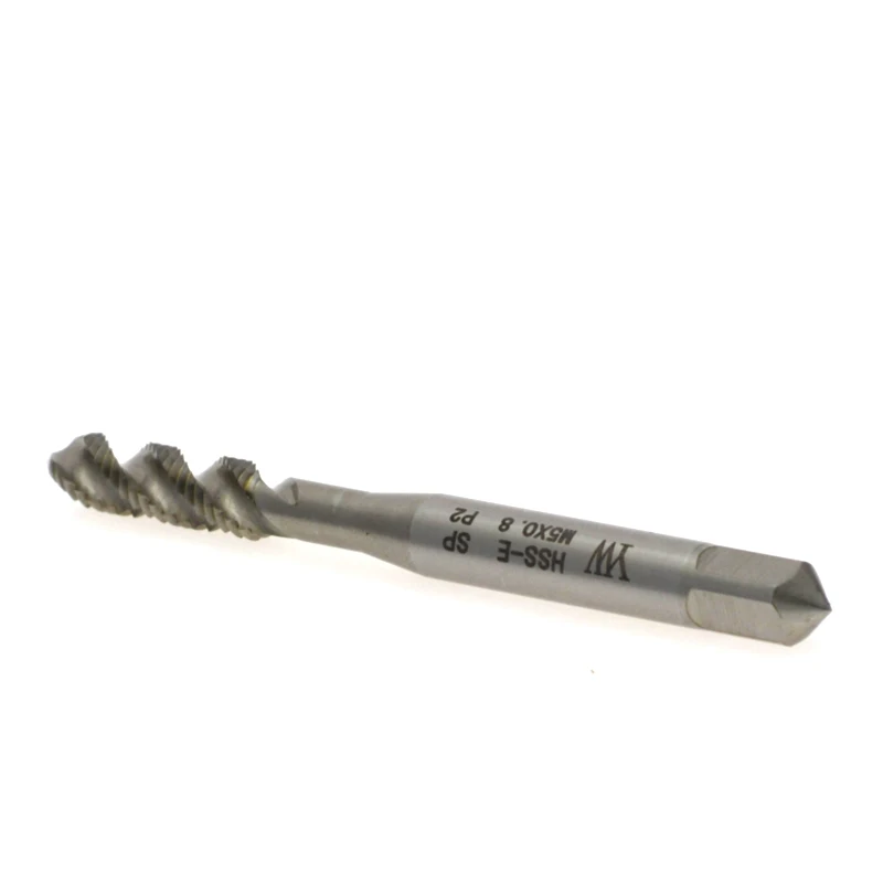 

10pcs/lot M2*0.4/M2.5*0.45/ M3*0.5 Machine screw tap HSS-E Straight Fluted Screw Thread Metric Plug Hand Tap Drill