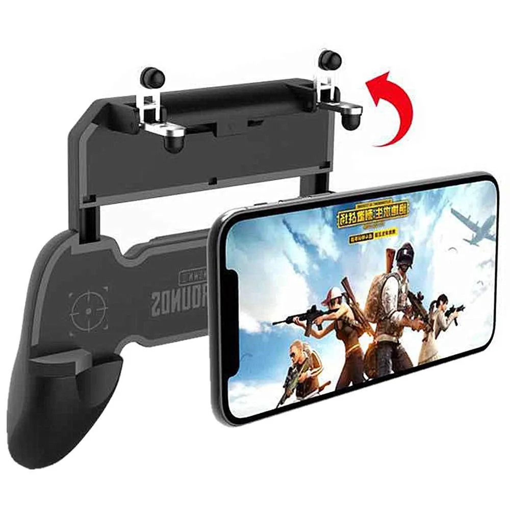 EastVita PUBG Mobile Controller for iPhone Android Phone Game Pad Mobile Gaming Gamepad Joystick L1 R1 Triggers L1RI Fire Button