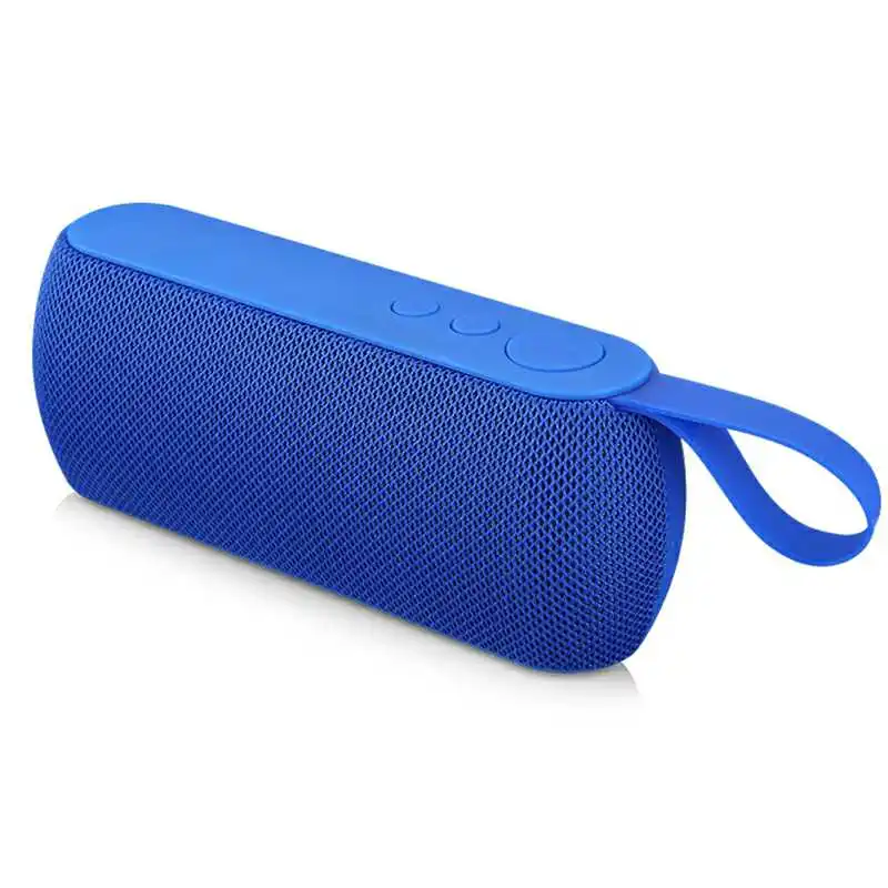 Blue Музыка, сабвуфер мини поддержка колонок tf карты Bluetooth наружный динамик Портативный Беспроводной громкий Динамик для компьютера телефоны - Цвет: Blue