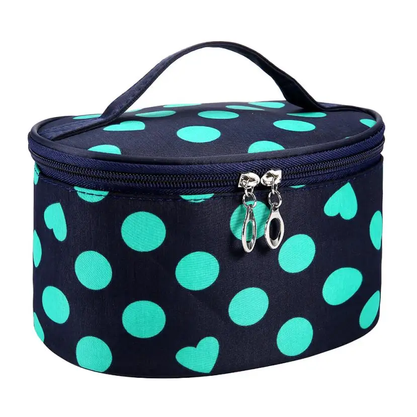 

Dot Series Portable Cosmetic Bag New Arrival Large Capacity Cosmetic Bag Korean Makeup Bag Neceser Maquillaje #7919