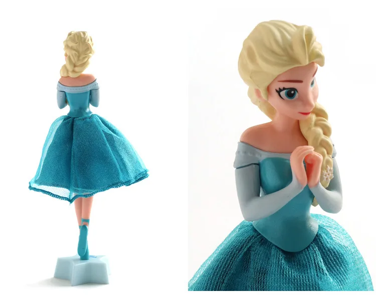 Figura de Ação Brinquedos para Crianças Disney Genuína Princesa Cinderela Neve Branca Bola Caneta Decoração Pvc Coleção Estatueta Presentes 18cm 6 Mamãe e Bebê