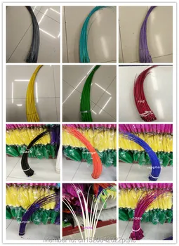 

Wholesale 100pcs beautiful ostrich Feather pole length 18-20 inches / 45-50 cm headwear accessories and DIY hat