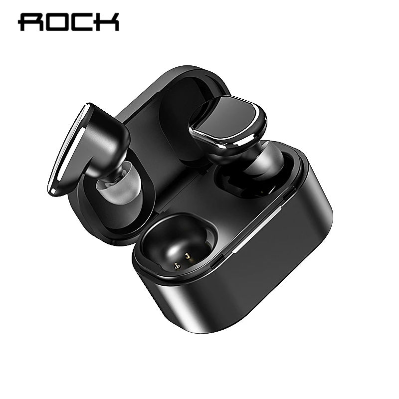 

ROCK Bluetooth 5.0 Earphone TWS Wireless HiFi Stereo Earphones Touch Control Earbuds With Mic For Samsung iPhone Xiaomi